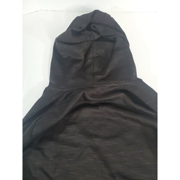 Men's Tek Gear Warmtek Soft Fleece Hoodie in Black with‎ Grey Size XL - Picture 10 of 12